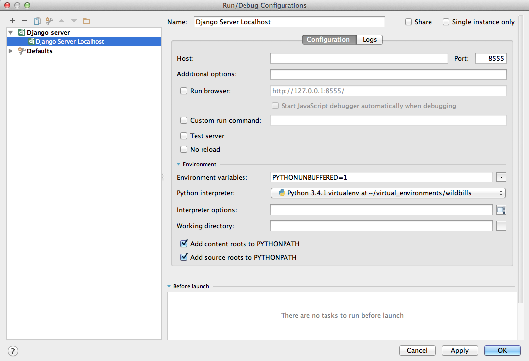 Configure Django Server 2