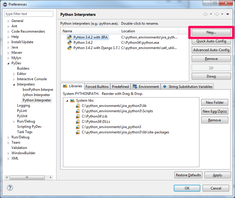 Setting up VirtualEnv 2