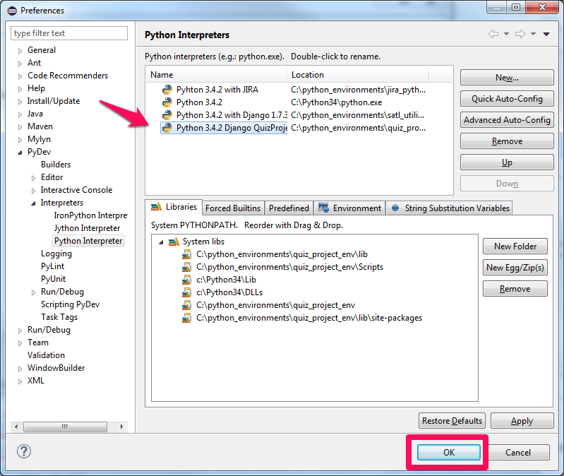 Setting up VirtualEnv 5