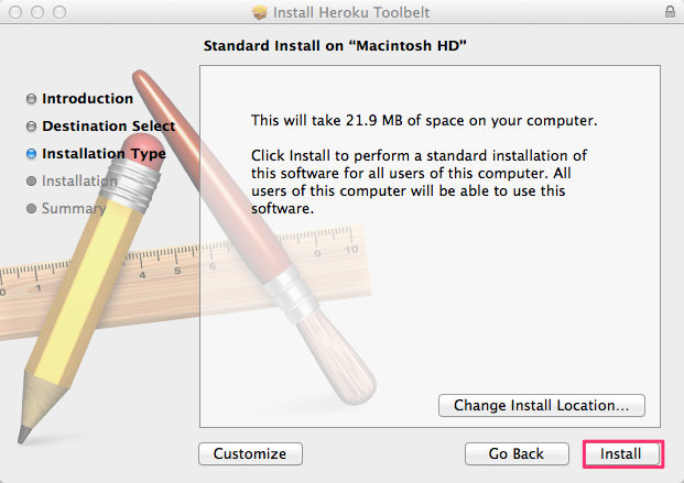 Installing the Heroku Toolbelt 4