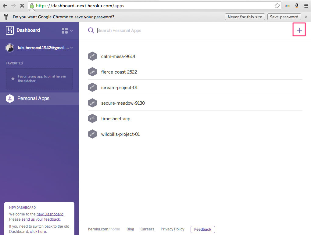 Login to Heroku 1