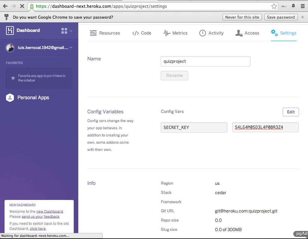 Login to Heroku 4